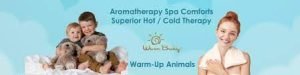 For aromatherapy spa comforts we sell warm-up animals