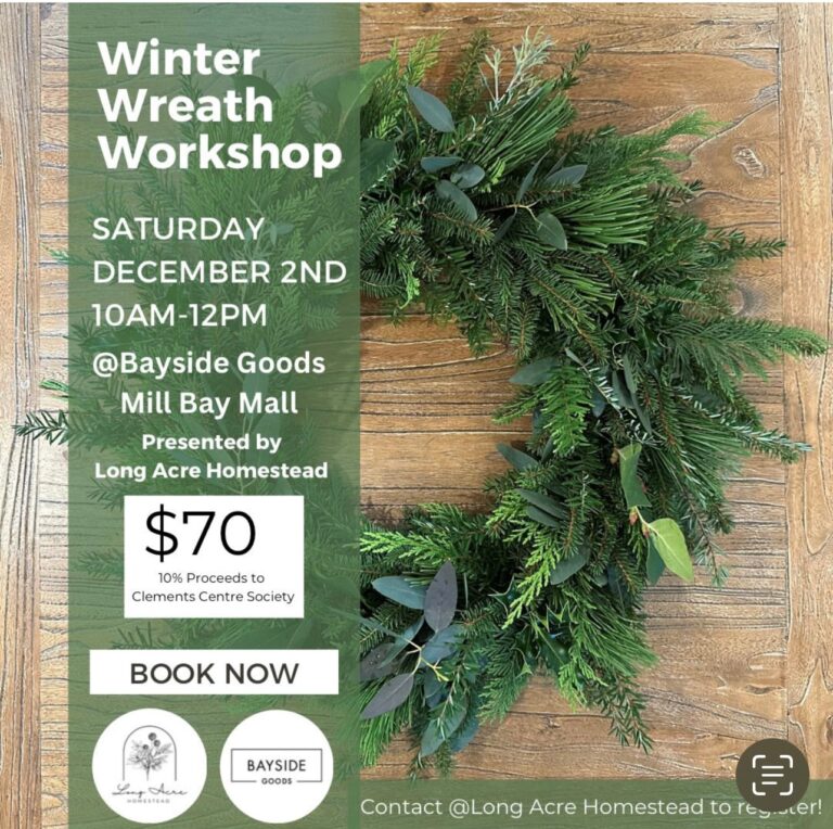winter wreath workshop