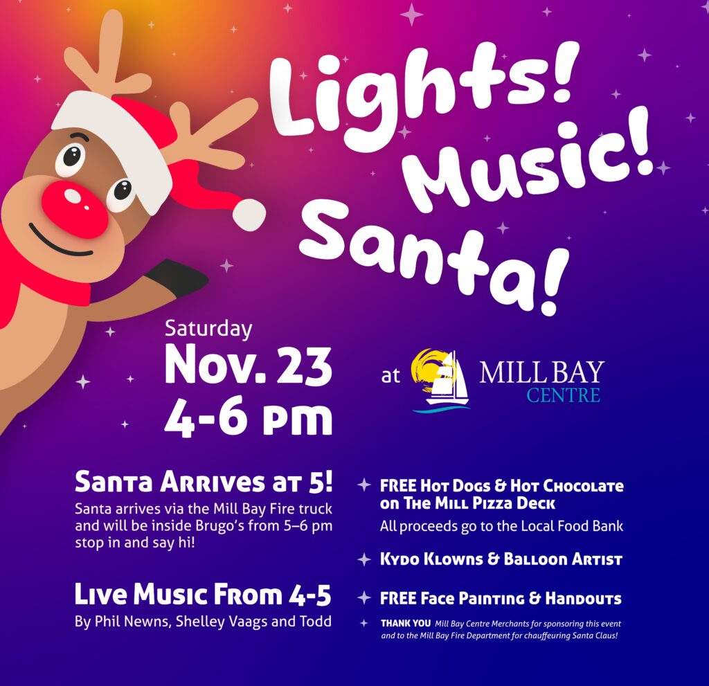 Xmas light up Nov 23 between 4 and 6pm